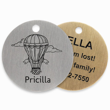 Front and Back of Off-Road Adventure Pet Tag Front and Back of Off-Road Adventure Pet Tag